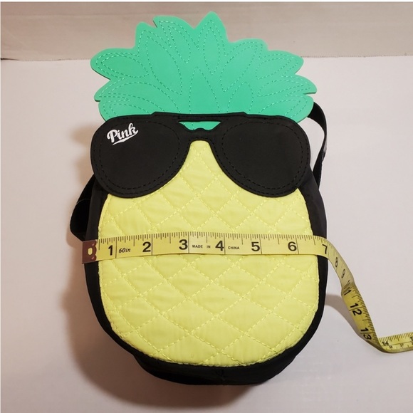 Pink-Victoria Secret Vintage Limited Edition Pineapple Mini Lunch Bag - NWOT - Picture 5 of 8